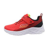 Skechers Boy's Microspec Ii-Zovrix Sneaker, Red/Black, 2.5 Little Kid