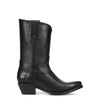 Frye Women's Sacha Mid Pull On Boot, Black - Volterra Leather - 8M