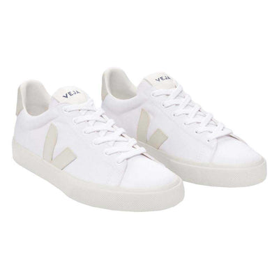 Veja WMNS Campo Canvas - White / Pierre