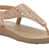 Skechers Women's MEDITATION - SWEET ROCK, Rose Gold, 6 M