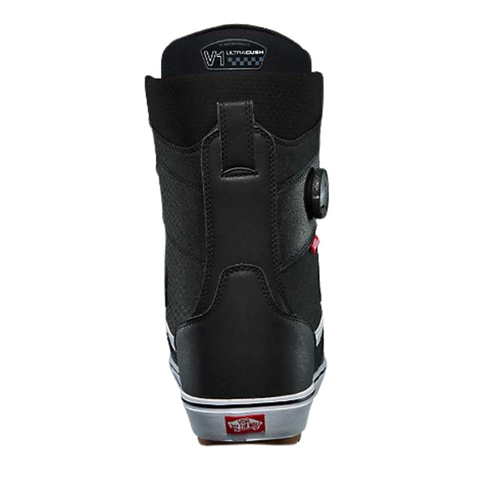 Vans Men's Invado OG Snowboard Boots (10, Black/White)