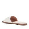 Cole Haan Women's Flynn Logo Slide Sandal, EGRET LTR, 5.5