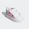 adidas Minnie Mouse Grand Court Shoes Kids', White, Size 6K