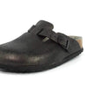 Birkenstock Womens Boston Soft Footbed Antique Black Clog - 36 NAR