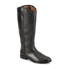 Frye Melissa Button 2 Equestrian-Inspired Tall Boots for Women Made from Hard-Wearing Vintage Leather with Antique Silver Hardware and Leather Outsole – 15 ½” Shaft Height, Black, 6