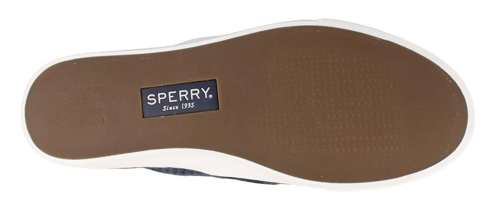 Sperry Top-Sider Women's Seaside Slip On Perf Slip-on Loafer, Navy, 5 M US