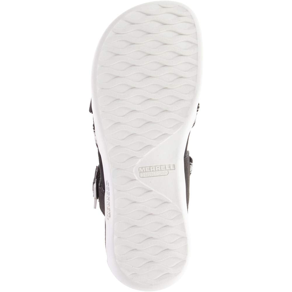 Merrell Women's District Mendi Thong Shoe, Black, 11.0 M US