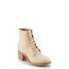 Frye Sabrina 6G Lace Up Women's Ankle & Bootie Boots - Premium Leather, Stylish and Comfortable Footwear for Every Occasion, Ivory - 8.5