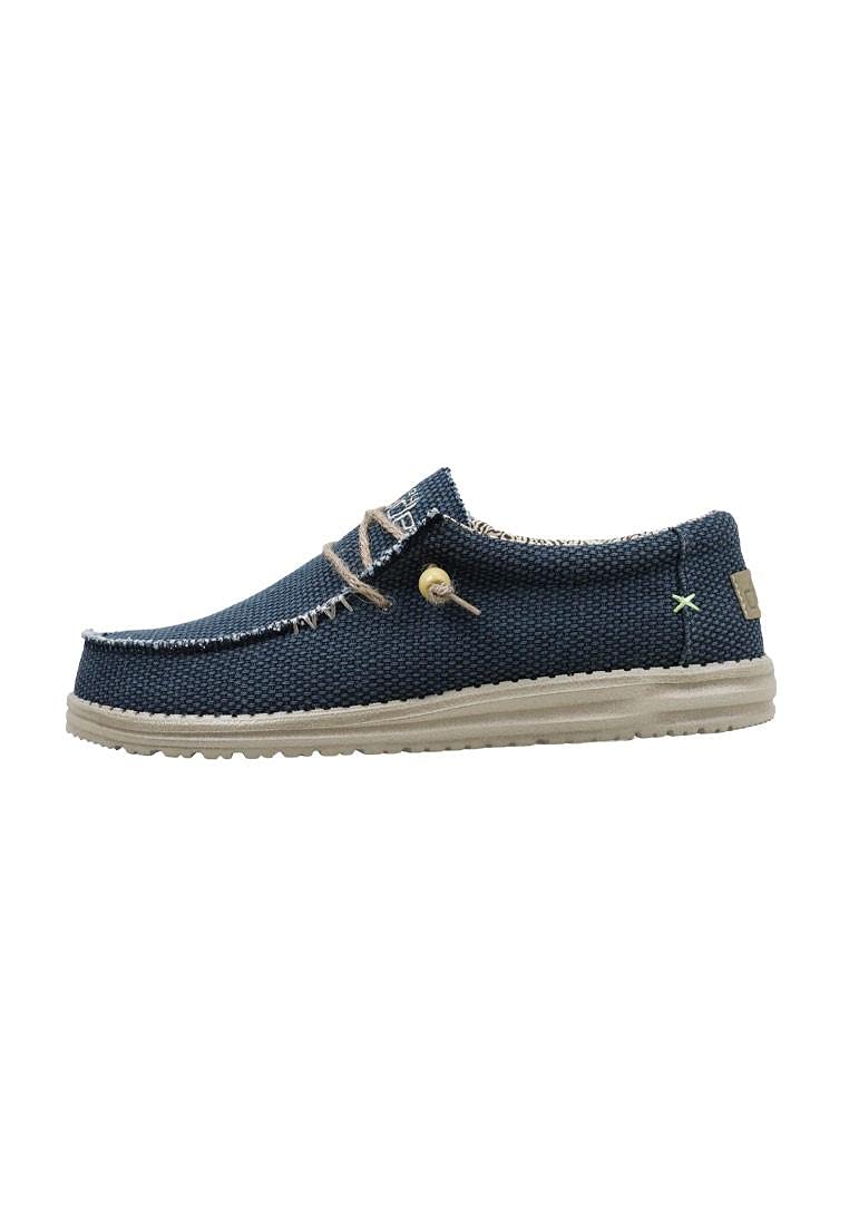 Hey Dude Men's Wally Braided Slippers, Blue, 10 Men