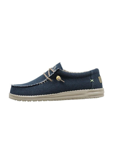 Hey Dude Men's Wally Braided Slippers, Blue, 10 Men