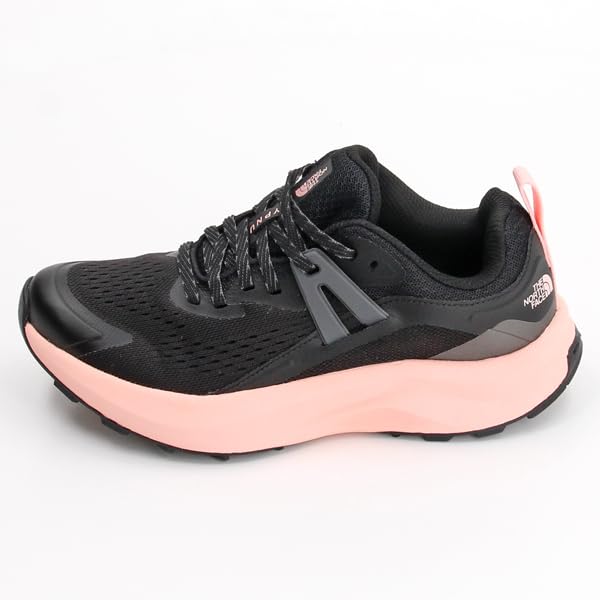 THE NORTH FACE(ザノースフェイス) Women's Running Shoe, TNF Black/Rose Gold, 25.5 cm