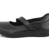 Birkenstock Womens Lora Black Leather Flat - 40 REG
