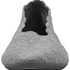 Skechers Women's Cleo-Honeycomb Ballet Flats, Light Grey, 9.5