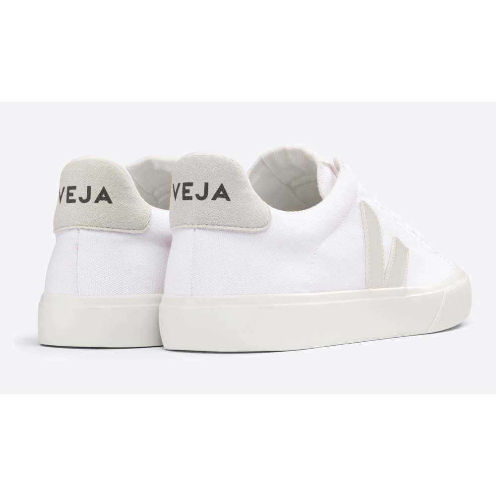 Veja WMNS Campo Canvas - White / Pierre