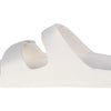 Birkenstock Unisex Arizona Essentials Slide-On Sandal, White, 10-10.5 Narrow Women/8-8.5 Narrow Men, 41EU