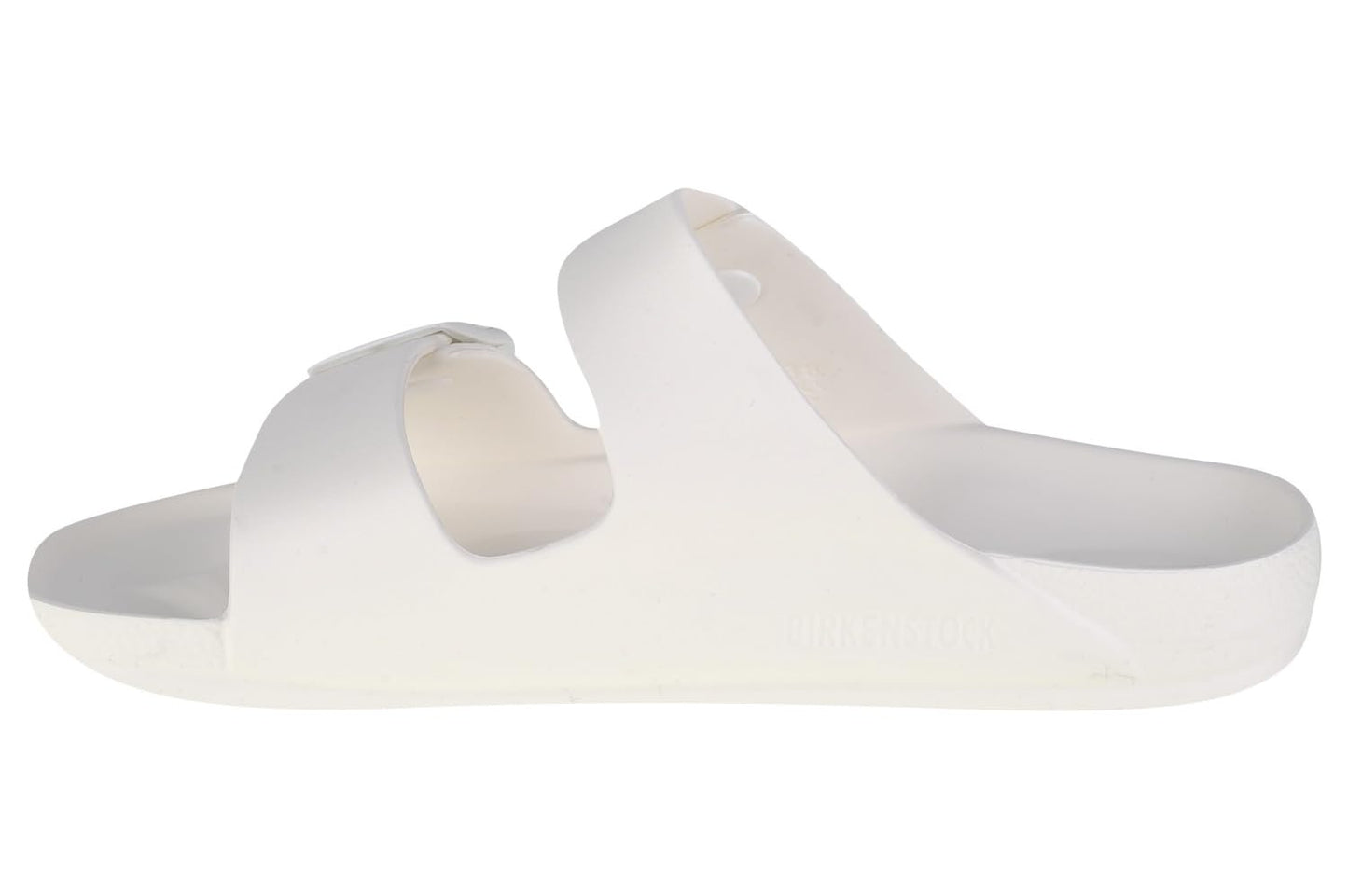 Birkenstock Unisex Arizona Essentials Slide-On Sandal, White, 10-10.5 Narrow Women/8-8.5 Narrow Men, 41EU
