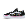 Vans Old Skool Zip Kids Floral Black Size 10.5