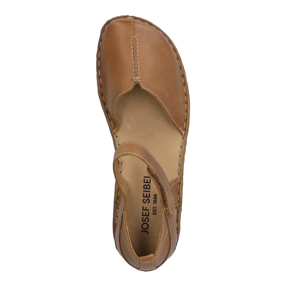 Josef Seibel Rosalie 42 Women’s Sandal, Cognac, EU 42 (US 11) Medium