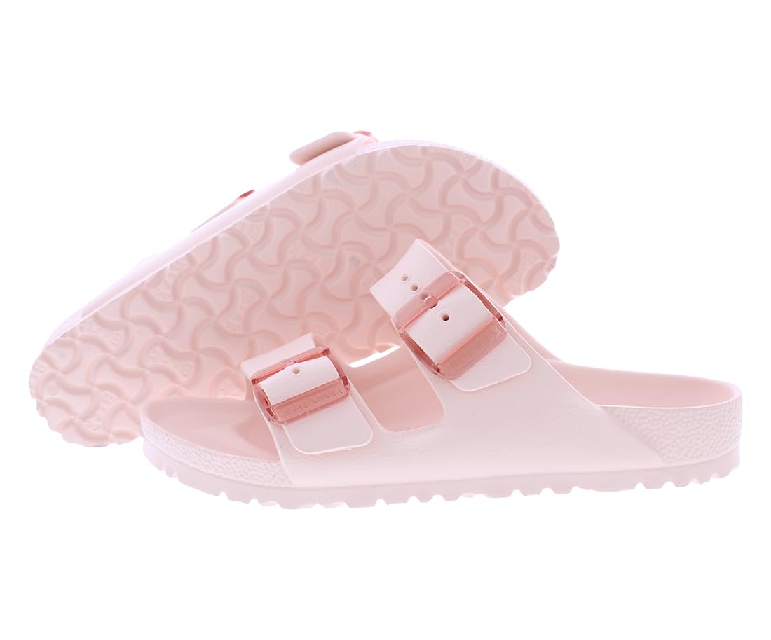 Birkenstock Women's Arizona Stealth Buckle EVA Sandals, Light Rose, Red, 8-8.5 Narrow US