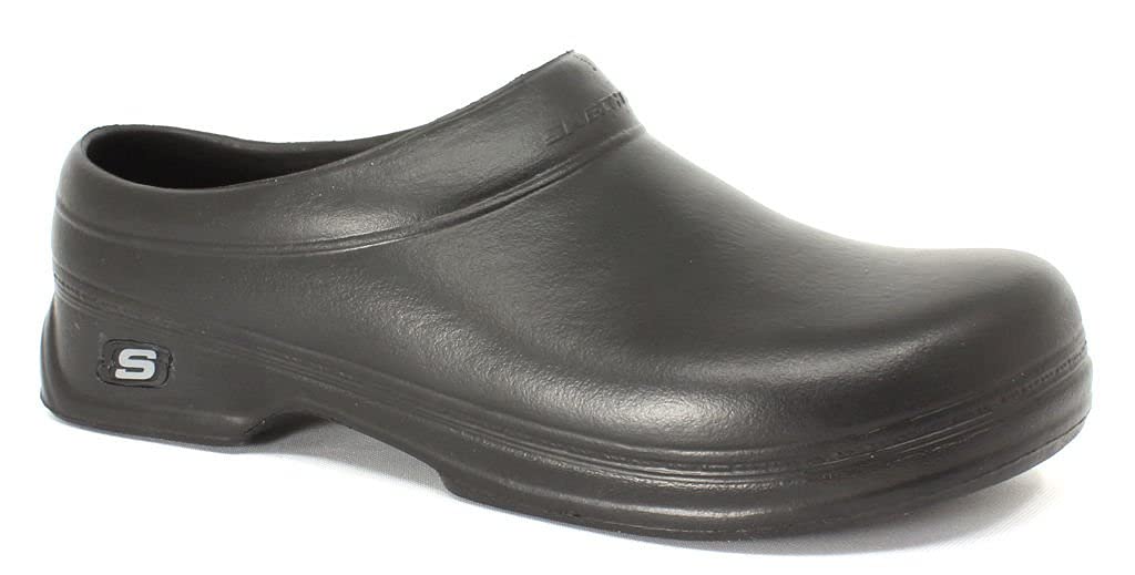 Skechers for Work Men's Balder Clog, Black, 7 M US