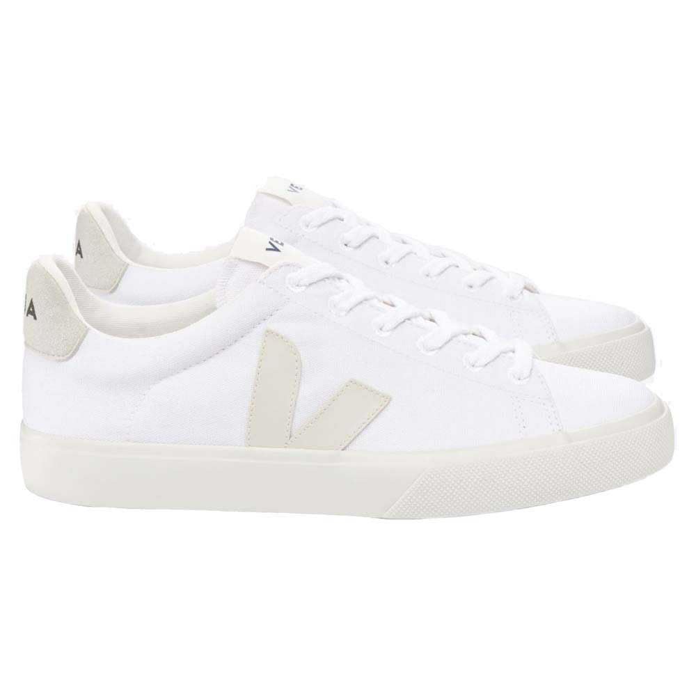 Veja WMNS Campo Canvas - White / Pierre