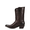 Frye Women's Sacha Mid Pull On Boot, Chocolate - Volterra Leather - 8.5M