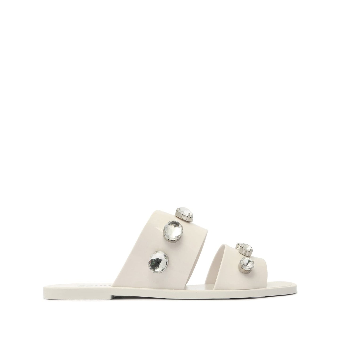 SCHUTZ Lizzie Crystal White 8 M