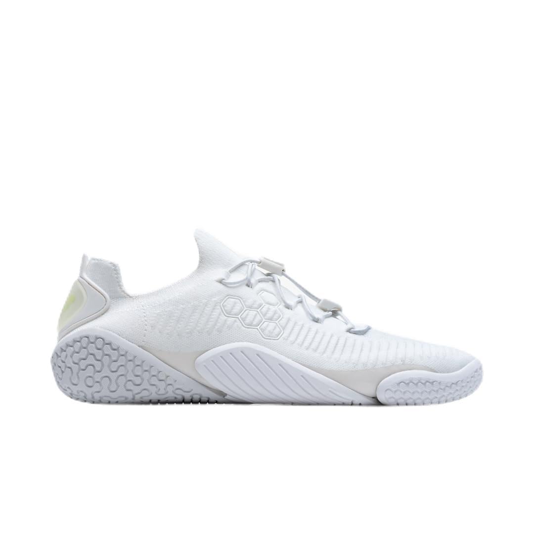 Vivobarefoot Motus Flex Mens Barefoot Zero-Drop Trainers | Improves Strength & Stability | Lightweight for Training & Running | Grounding Shoes Bright White