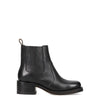 Frye Campus Chelsea Ankle Boots for Women - Leather-Lined 5.75" Booties for Women - Square Toe Boots - Chunky Heel Booties with 1.7.5" Block Heel - Slip-on Design - Black - Crust Veg - 9