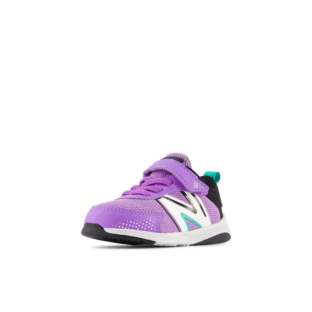 New Balance 545 V1 Bungee Running Shoe, Purple Fade/Black, 1.5 US Unisex Little Kid