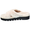 Stuart Weitzman Roza Lift Slide Chill Cream 5.5 M
