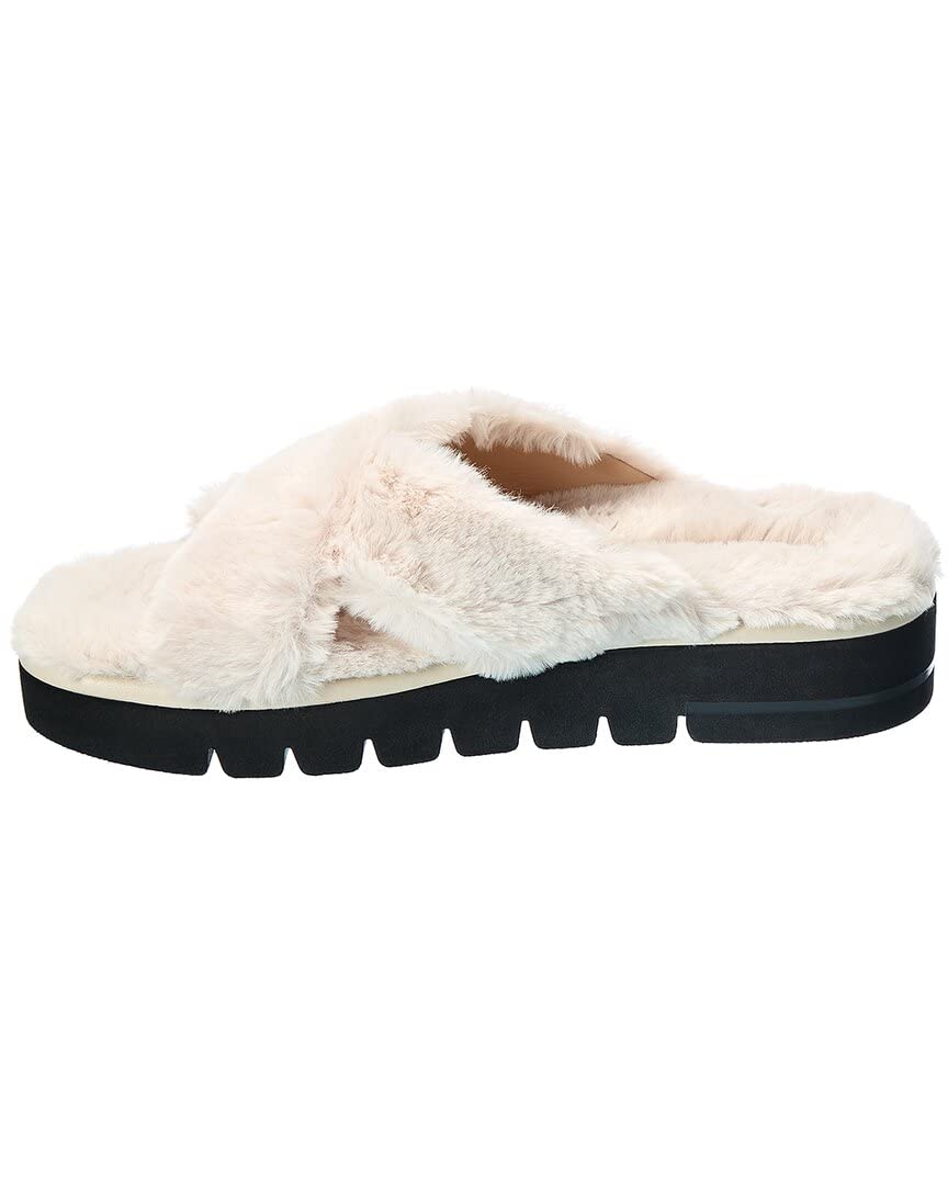 Stuart Weitzman Roza Lift Slide Chill Cream 5.5 M