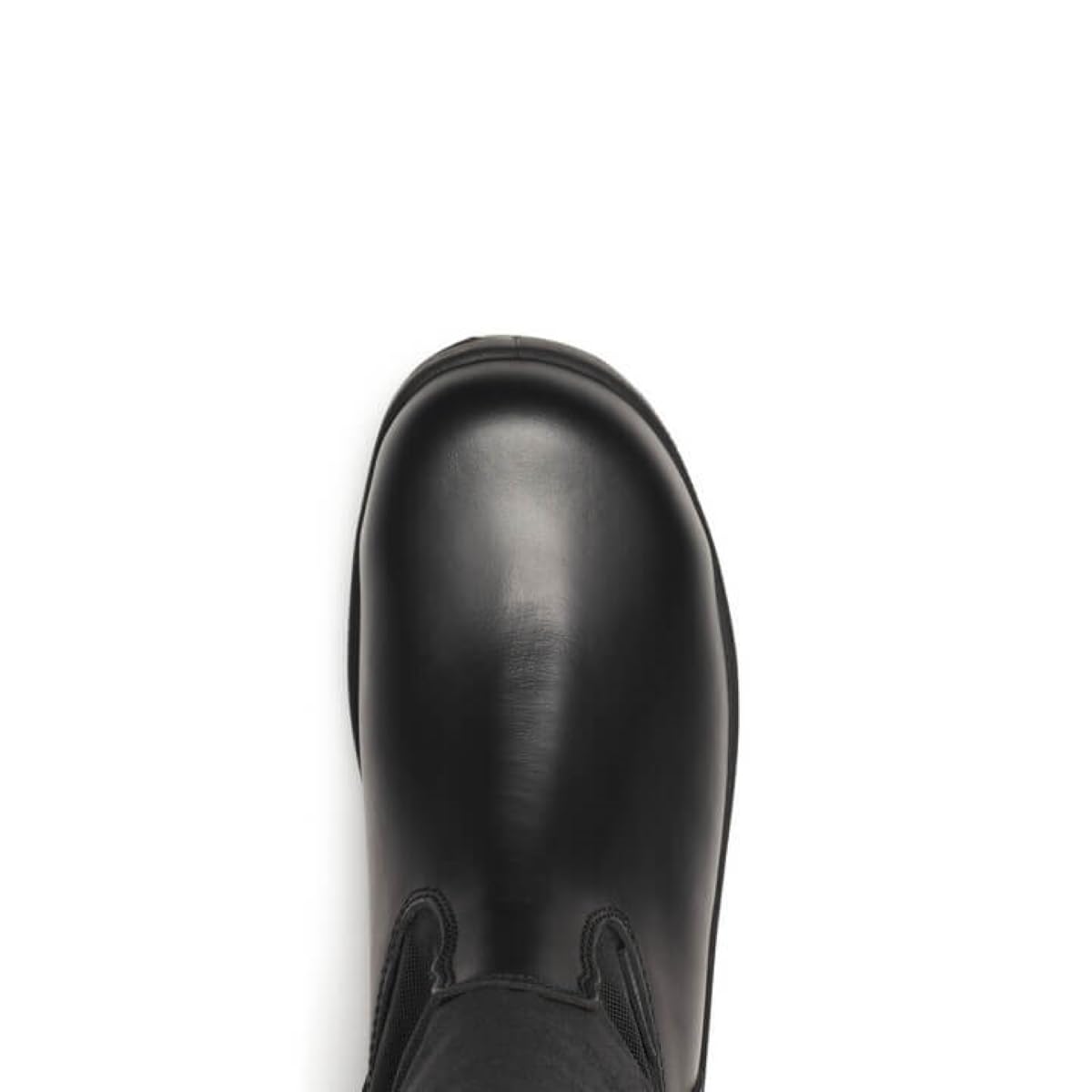 Thorogood Thoro-Flex 10” Black Safety Toe Work Boots for Men and Women - Made from Full-Grain Leather with Composite Toe and Slip-, Oil-, and Puncture-Resistant Outsole, Black - 7 M
