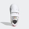 adidas Minnie Mouse Grand Court Shoes Kids', White, Size 6K