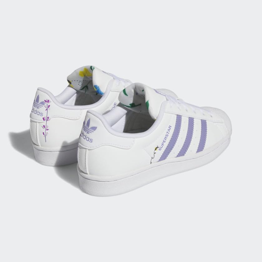 adidas Superstar Shoes Kids', White, Size 5
