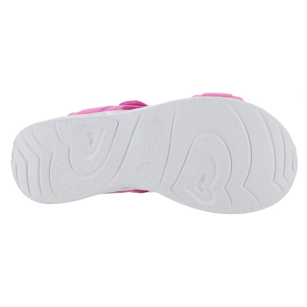 Skechers Foamies Heart Lights Sandal 308045L Girls ToddlerYouth Sandal 2 M US Little Kid Pink