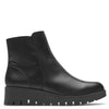 Rockport Women's Dania Bootie Ankle Boot, Black Leather, 9 Wide