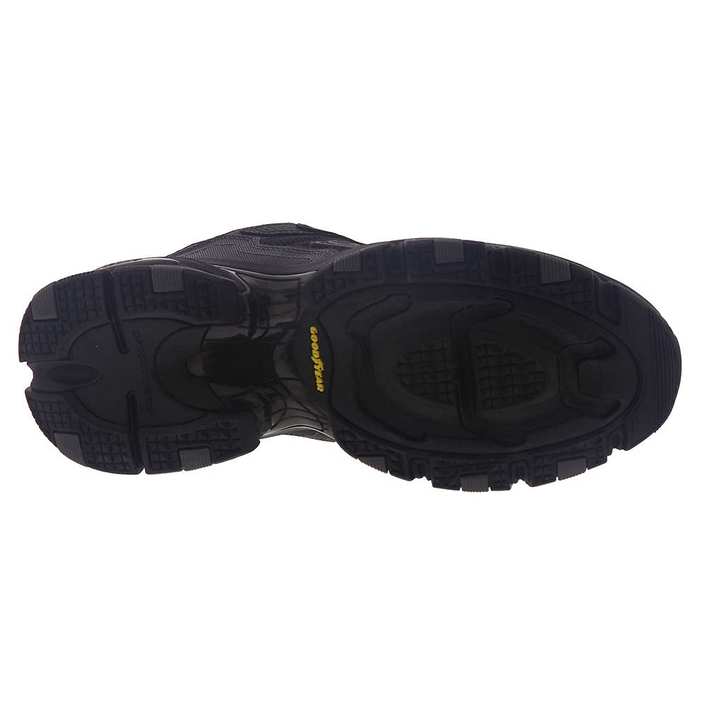 Skechers mens Skechers Men's Vigor 3.0 With Goodyear Rubber Outsole Oxford, Black, 10.5 US
