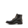 Frye Tyler Lace Up Boots for Men Crafted from Soft Vintage Leather with Blake Construction, Burnished Toe and Heel, and Rubber Inserts on Leather Soles – 5 ¾” Shaft Height, Black - 8 M