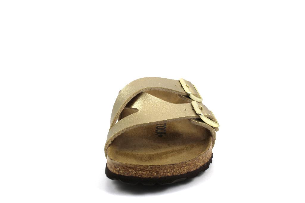 Birkenstock Mules Yao Balance Birko-flor® Gold, Women’s Sandal, Gold, 5.5 UK (39 EU)