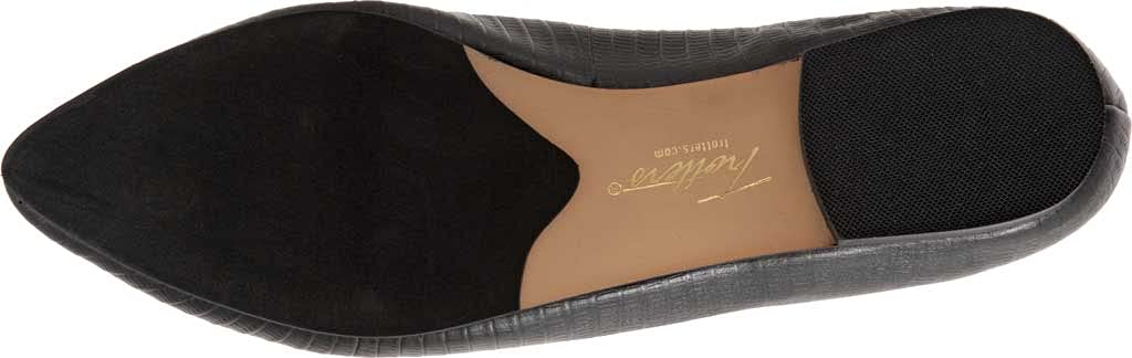 Trotters, Womens, Estee, Black/Dark Grey Leather, 10.5, WW (EE)