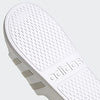 adidas unisex-adult Adilette Aqua Slides White/Platin Metallic/White 11