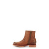 Frye Veronica Inside Zip Booties for Women Made from Premium Leather with Leather Lining, Goodyear Welt Construction, and Leather with Rubber Sole – 6” Shaft Height, Bronze - 5.5 M