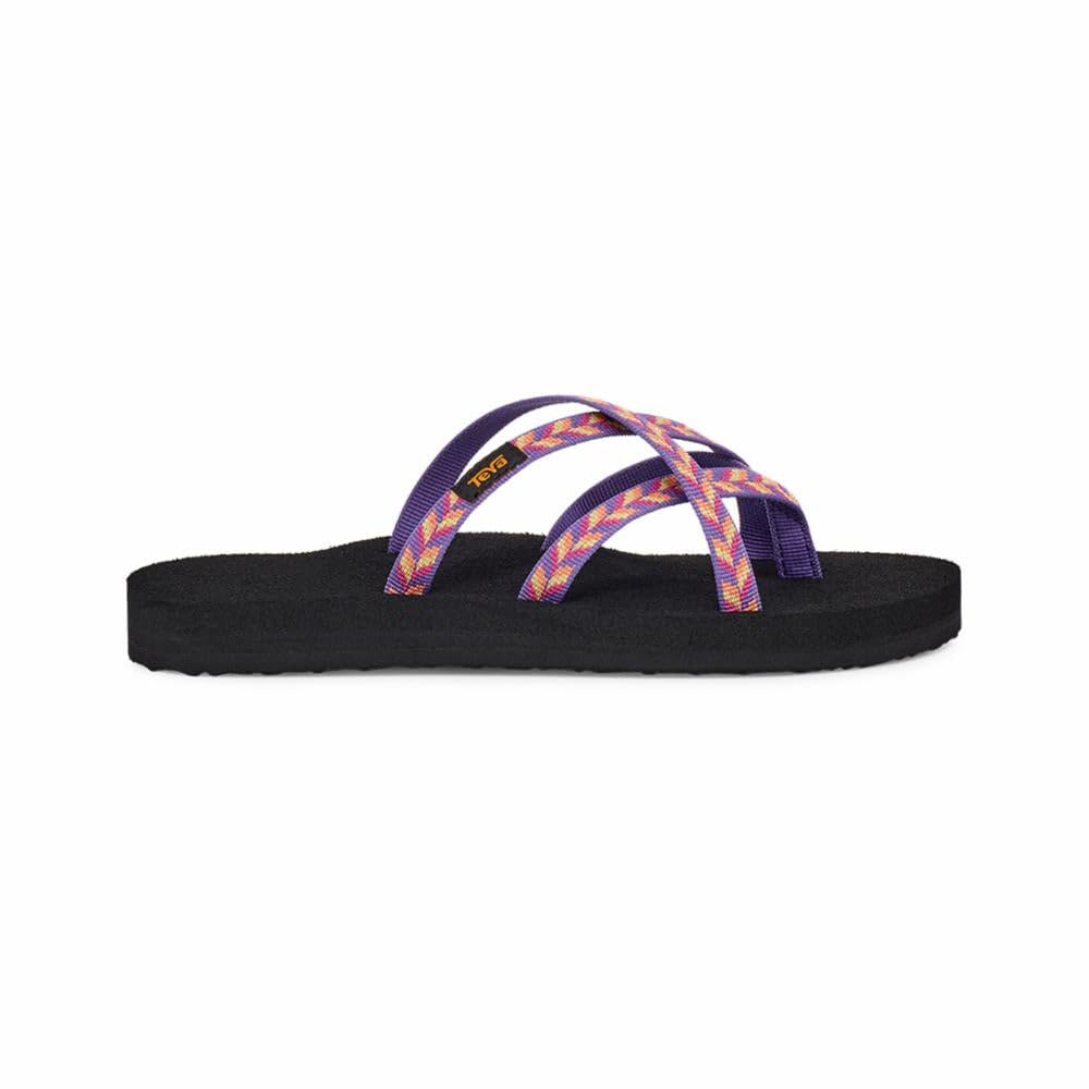 Teva Women's Olowahu Sandal, Retro Geometric Pink, 9