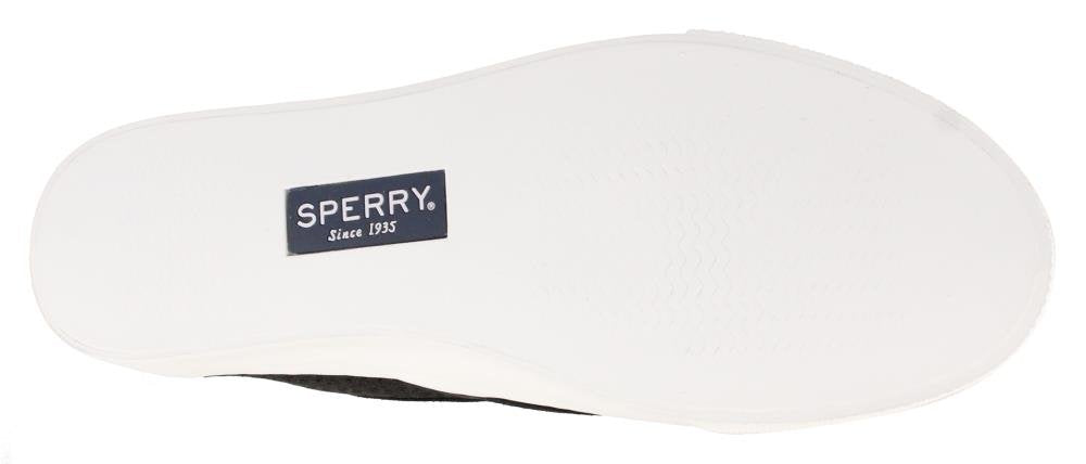 Sperry Top-Sider Women's Seaside Nautical Perf Shoe, Black, 6 Medium US