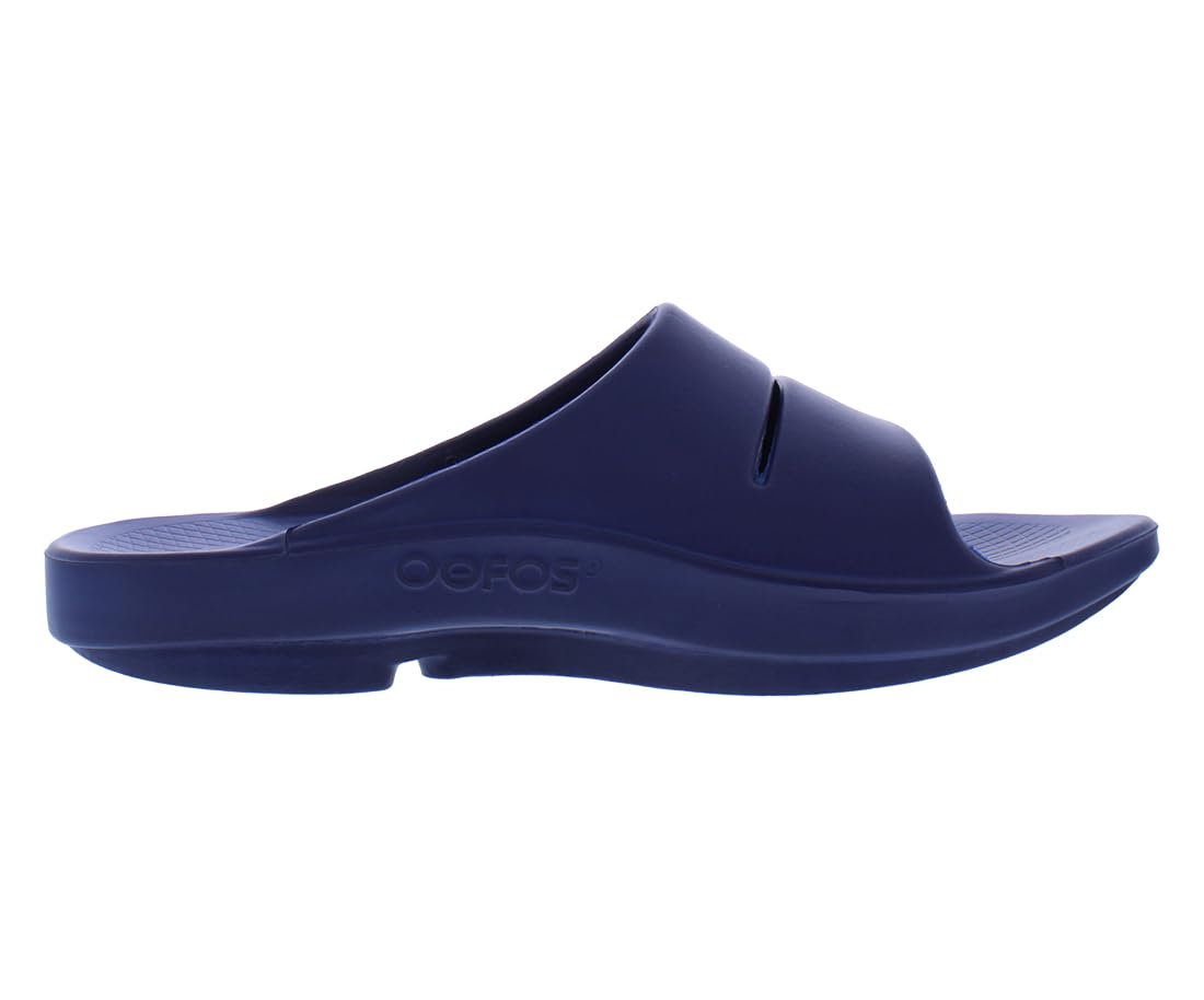 OOFOS OOahh Unisex Sandal, 11 D(M) US, Navy