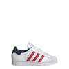 adidas Superstar (Big Kid) Footwear White/Better Scarlet/Night Indigo 4.5 Big Kid M