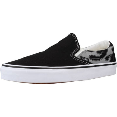Vans Men's Classic Slip On, Reflective Flame/Black, Size 10.5