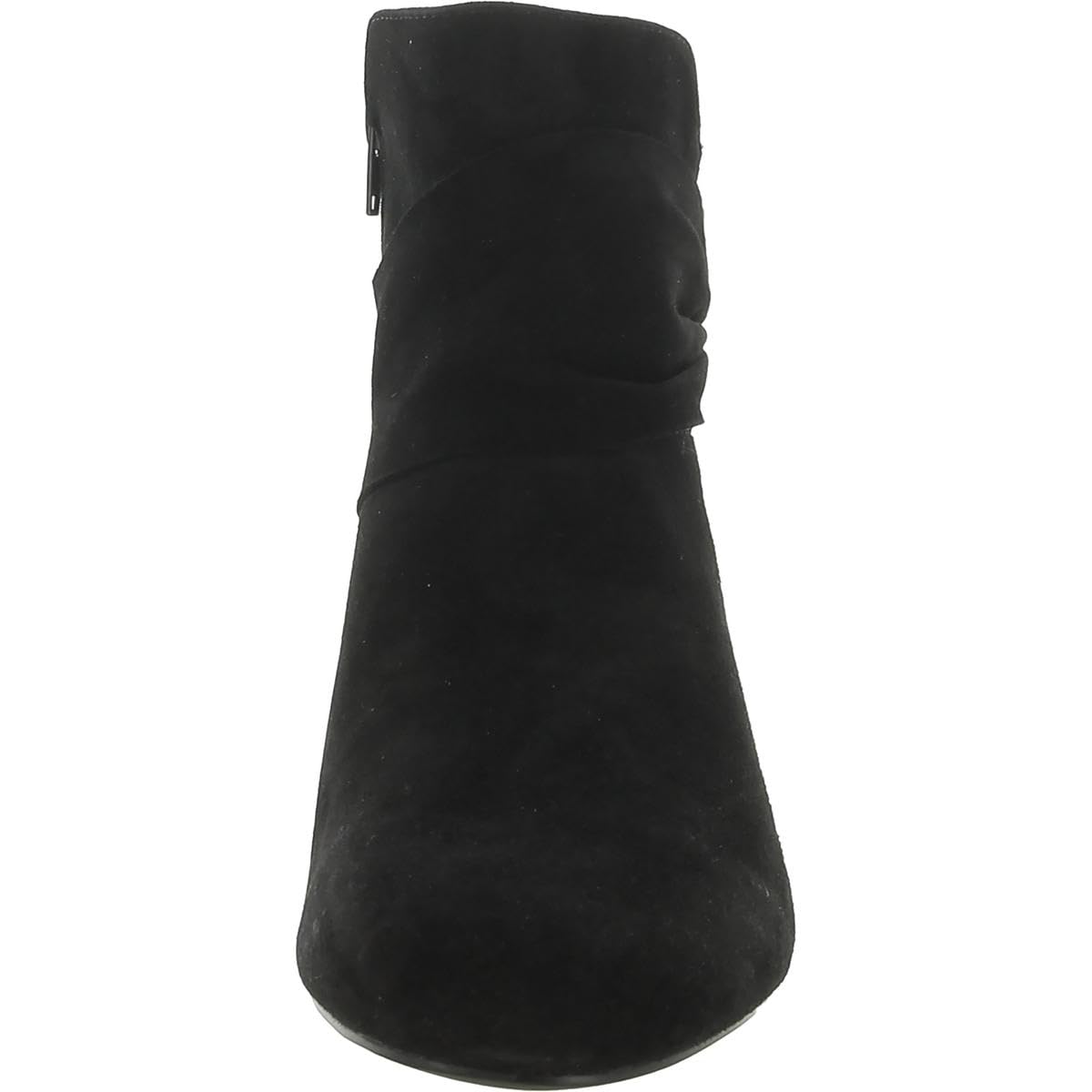 David Tate Women's Cutey Fashion Boot, Black Suede, 9 X-Wide