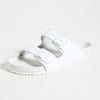 Birkenstock Men's BIRK-051131 Arizona Leather Sandals, White, 37